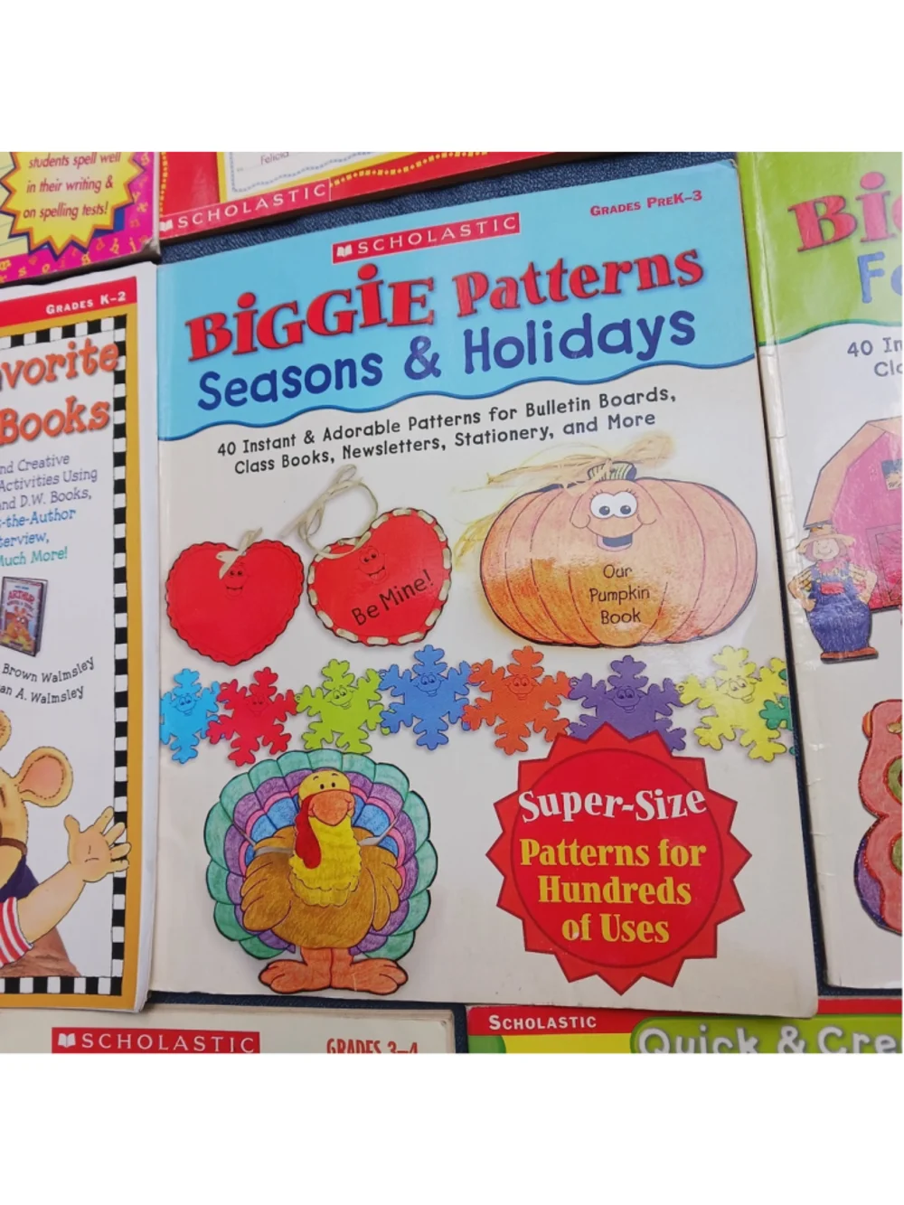 Homeschool Teacher's Aids Scholastic 8 Bundle Grades 1-4 Activities Early Ed.